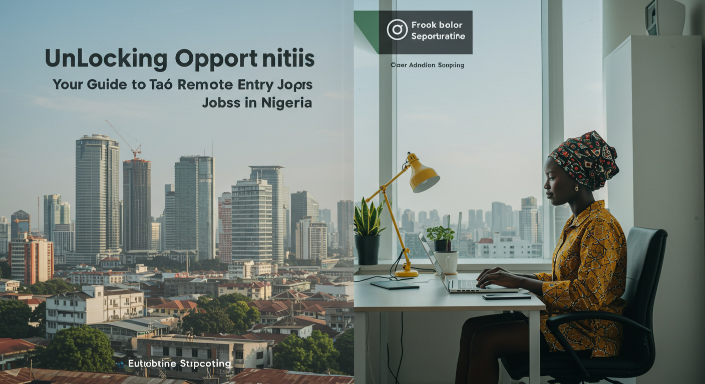 Unlocking Opportunities: Your Guide to Remote Data Entry Jobs in Nigeria