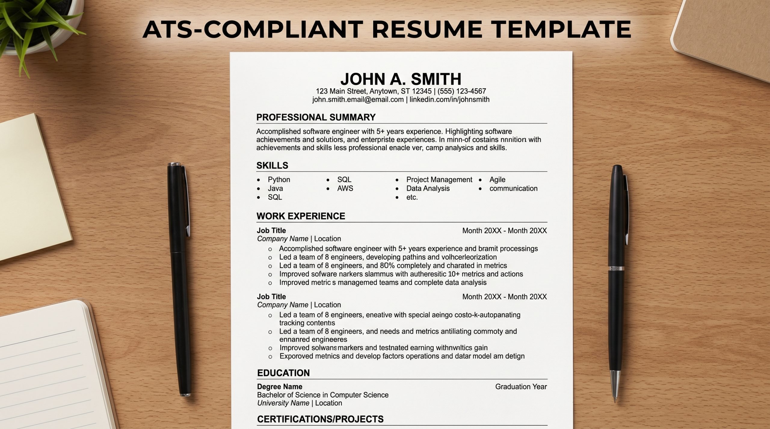 ATS-Compliant Resume Template